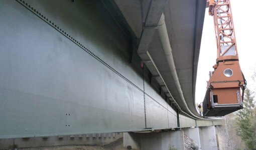 detail bridge inspection ASFINAG on A2, amiko