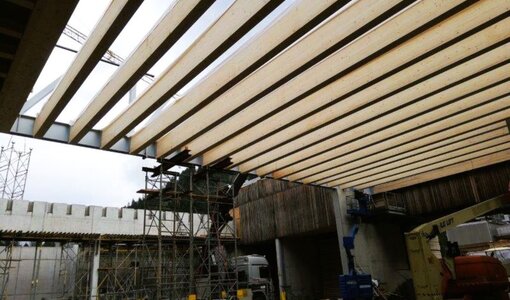 Dachkonstruktion Holzbau, amiko bau consult