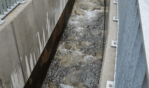 Offenes Gerinne Mühlebach in Nüziders