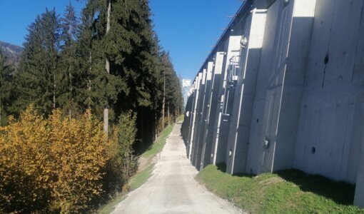 Asfinag, anchor wall Buchberg (A), planning of access road/accompanying path, downhill side amiko bau consult, Bad Ischl