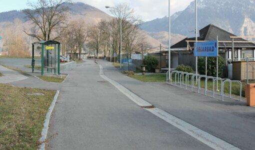 new building of pedestrian and cycling path Altmuenster, planning amiko