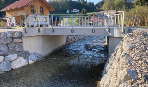 Municipality St Gilgen Winkel structural analysis of integral bridge amiko