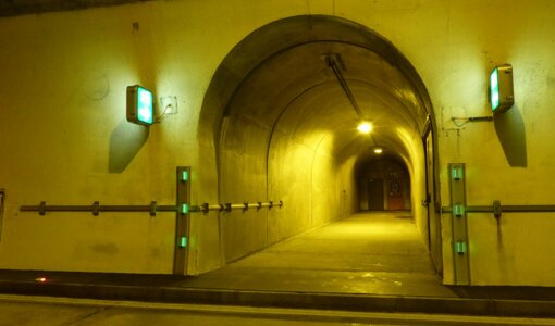 Inspection Kalcherkogel tunnel, crosscut