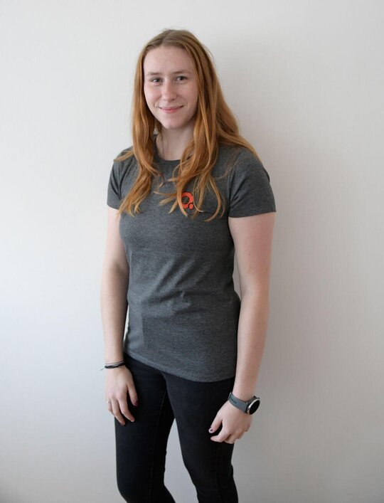 Konstrukteurin Larissa Bachmann bei amiko bau consult, Bludenz