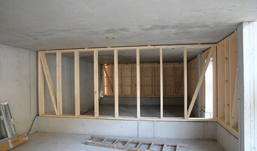 Timber construction in housing estate Kaltenbrunnen, Schruns (A)