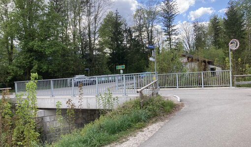 Neuer Strassenverlauf Zimnitzbachbrücke