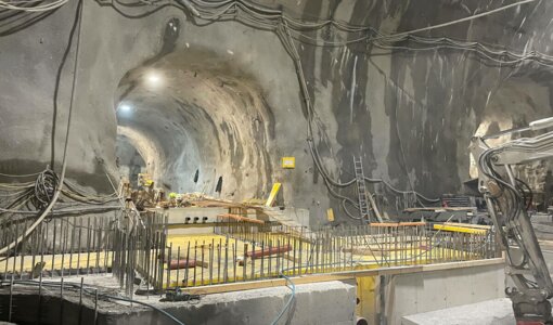 Tunnelvortrieb Pumpspeicherkraftwerk Limberg III in Kaprun