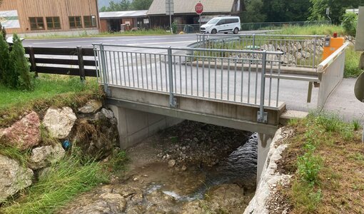 Neubau Brücke im Zuge von Hochwasserschutzmaßnahmen Bad Goisern