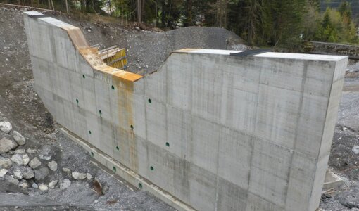 detailed planning of dam für the torrent and avalanche control Bludenz