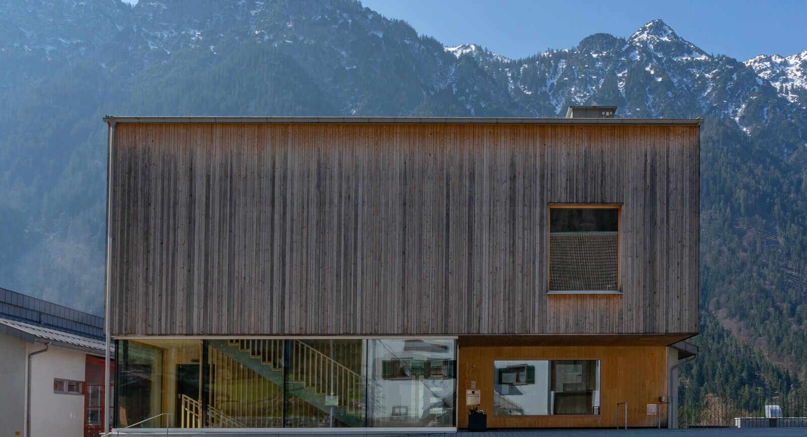 New building municipal office house Innerbraz (A)