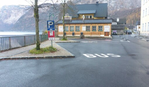 detailled planning bus terminal Hallstatt with surface overhaul