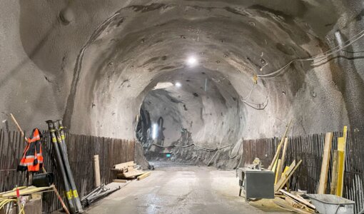 tunnel construction cavern Limberg III