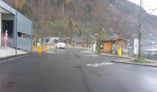 relocation of the public transport bus stop, Hallstatt