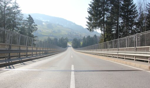 amiko composition of building project, viaduct Lingenau, county of Vorarlberg