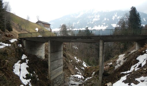 Test on the Hölltobel Bridge in St. Gerold