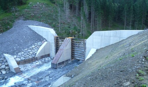 planning of barrier at Alvier-River in Brand (A) by amiko
