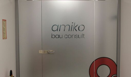 Neue Glastüre Büro Bad Ischl