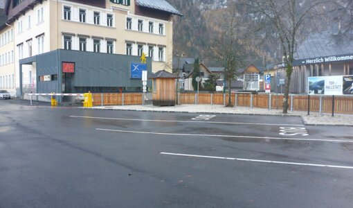 bus terminal Hallstatt, relocation of bus stop