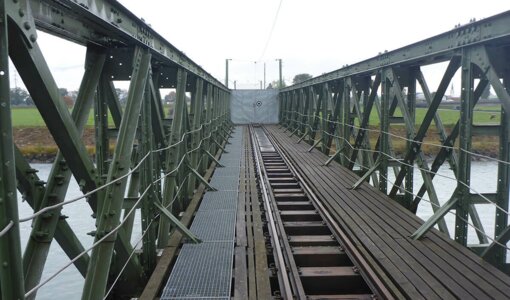 service railway bridge Maeder - Kriessern, demolition, structural analysis