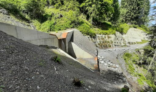 Konsolidierungssperre Auenlatschbach WLV Bludenz