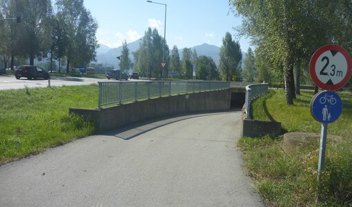 Prüfung Bauwerk Radwegunterführung unter der A14