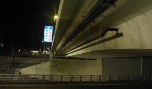 Bridge inspection Old Rhine, A1, night shift