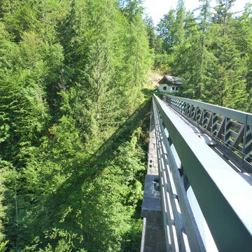 Prüfung Soleleitungsbrücke Gosauzwang