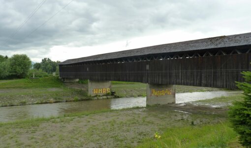 Rheinbrücke Gaissau Brückenprüfung 2014 amiko