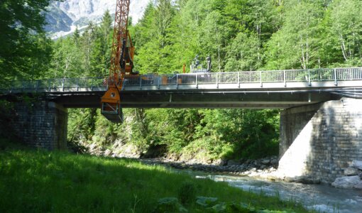 bridge inspections felderbruennele bregenzerwaldstrasse inspection device amiko