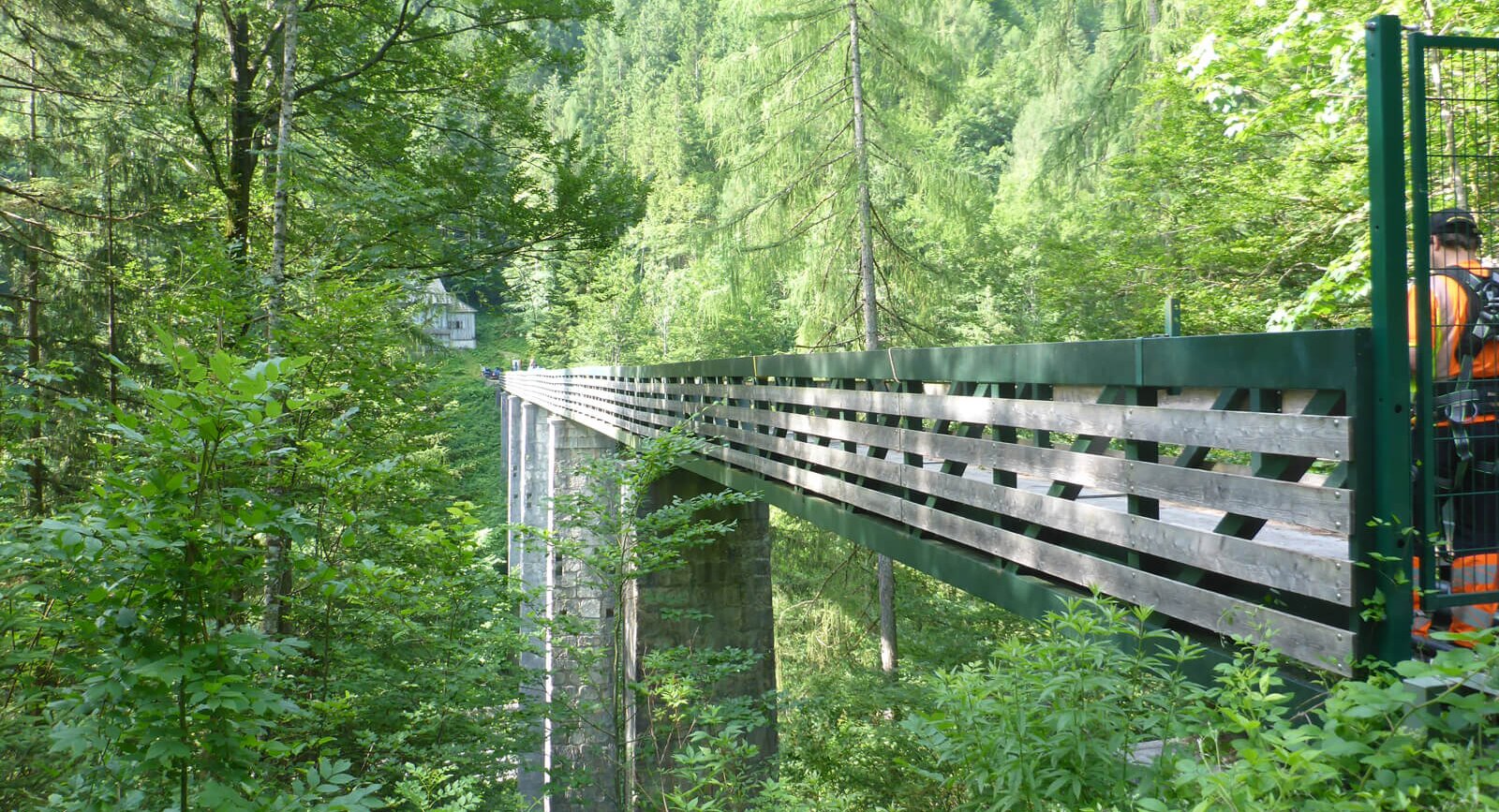 Prüfung Soleleitungsbrücke Gosauzwang