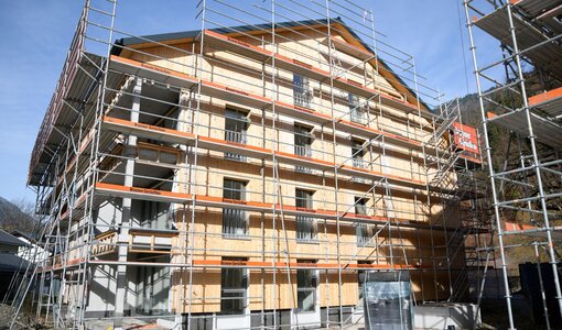 Structural calculations timber, solid, steel and system building construction housing estate Kaltenbrunnen, amiko bau consult