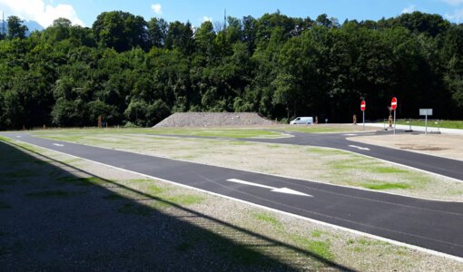 Park-and-Ride Parkplätze Raststation Eben, Planung durch amiko bau consult