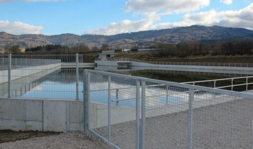 watercourse protection facility at the A1, West Motorway, amiko