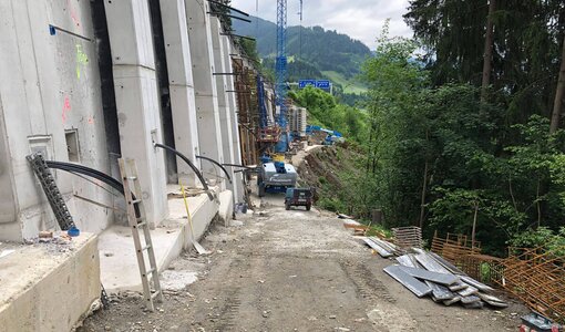 A10, Tauern motorway, refurbishment anchorage Buchberg, planning of traffic routing by amiko bau consult
