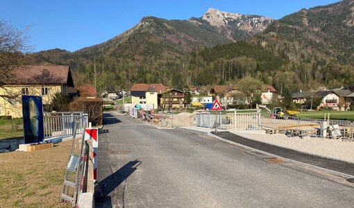 New building of bridge across Schwellbach in Winkel (A)