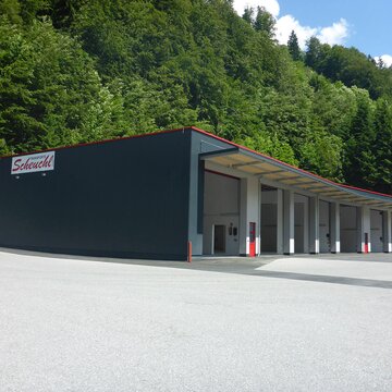Construction of new commercial building Scheuchl (A)