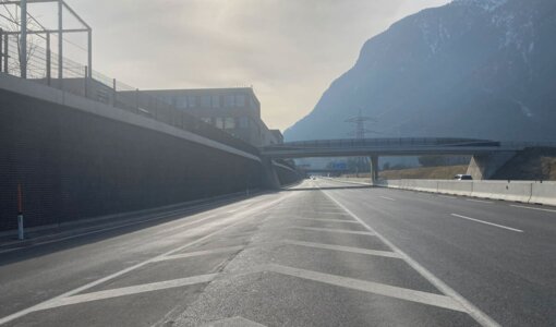 Asfinag, A14, new building of motorway junction Bludenz-Bürs including new bridges