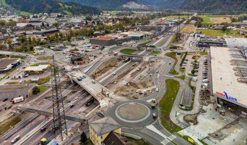 Construction site motorway junction Bludenz-Bürs, verification structural calculations by amiko bau consult, Bludenz