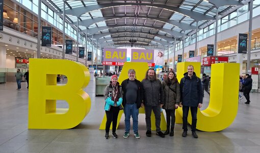 amiko-Team auf der BAU Messe 2025