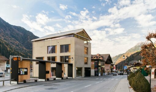 Municipal office Oetz, Tyrol, Austria, conversion