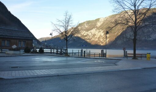 planning of rearrangement parking space in Hallstatt by amiko