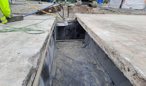 Execution phase of bridge refurbishment Asfinag