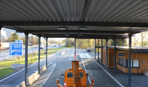 Kontrolle Bauwerk VKP Nüziders auf A14 durch amiko bau consult