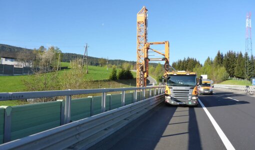 ASFINAG bridge examination by amiko on A2 motorway