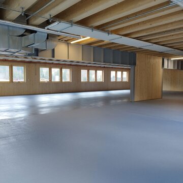 Erhart Ltd Timber, new workshops and storehouse incl. passengers’ and goods’ lift