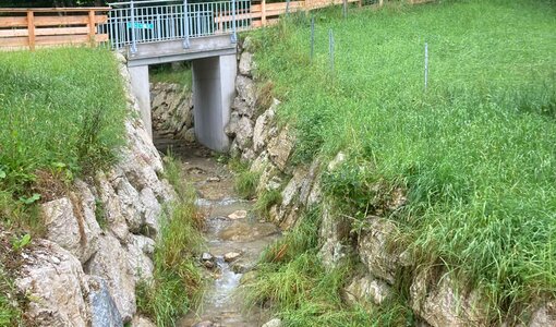 Brückenprüfungen durch amiko bau consult, Neubau im Zuge Hochwasserschutz
