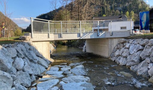 Planung Neubau Brücke über Schwellbach durch amiko