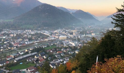 view from Siriuskogl in Bad Ischl for amiko