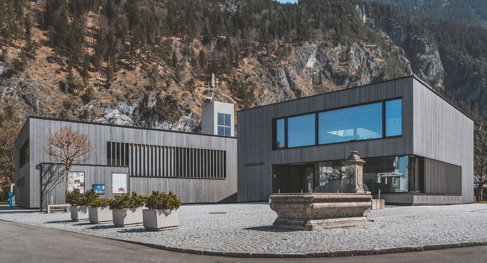New building municipal house and fire station Lorüns (A)