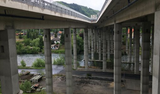 amiko inspection reinforced concrete bridge S6, Bruck, for ASFINAG